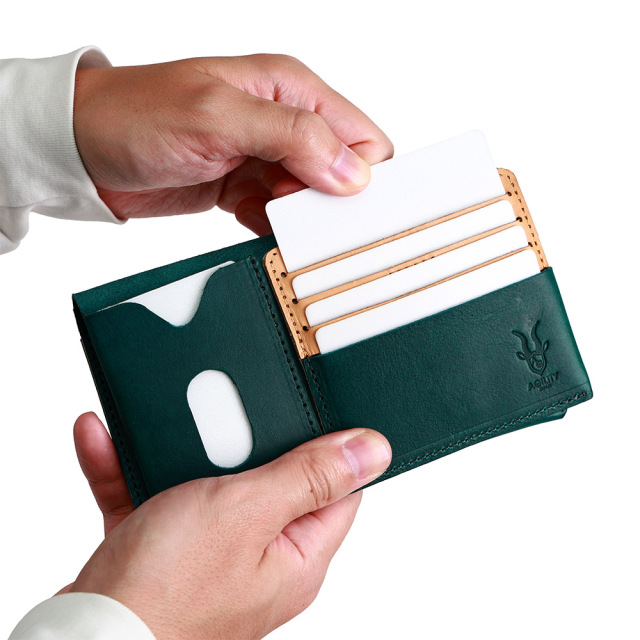 札入れ 極薄財布 長財布 極薄 小さい 薄い コンパクト 短い 革 本革 レザー 薄い財布