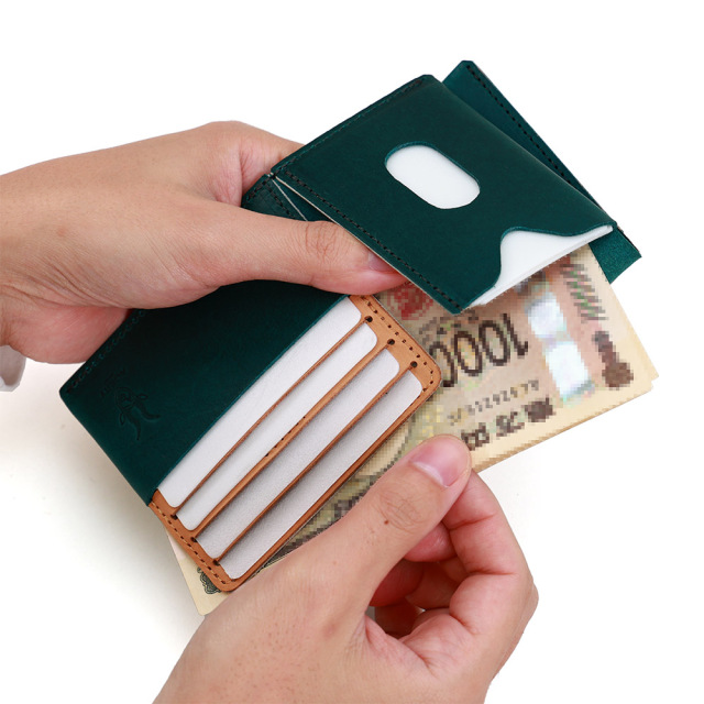 札入れ 極薄財布 長財布 極薄 小さい 薄い コンパクト 短い 革 本革 レザー 薄い財布