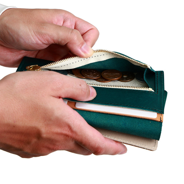 札入れ 極薄財布 長財布 極薄 小さい 薄い コンパクト 短い 革 本革 レザー 薄い財布