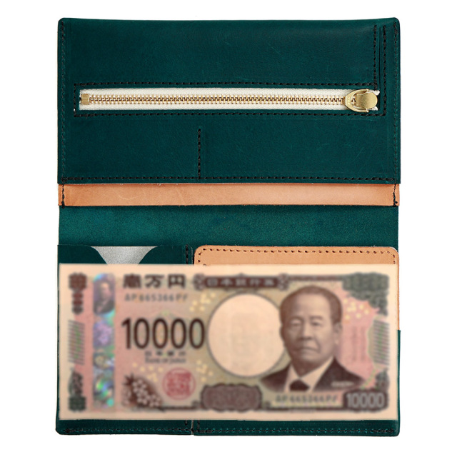 札入れ 極薄財布 長財布 極薄 小さい 薄い コンパクト 短い 革 本革 レザー 薄い財布