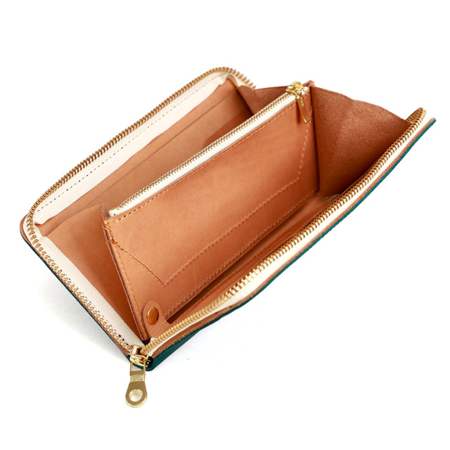 長財布 ラウンドファスナー 大容量 カードがたくさん入る 縦 横 本革 レザー シンプル