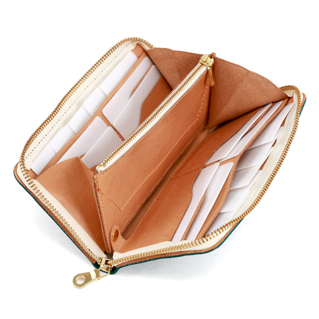 長財布 ラウンドファスナー 大容量 カードがたくさん入る 縦 横 本革 レザー シンプル