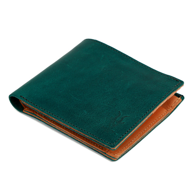 二つ折り財布 シンプル 薄い 定番 使いやすい メンズ レディース 革 レザー 