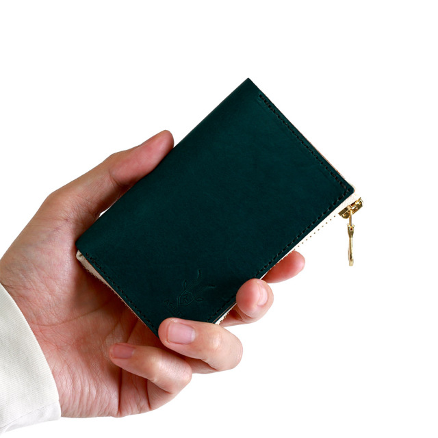 スマートキー・シリンダーキー・カードキー全てが入るL字ファスナーキーケース