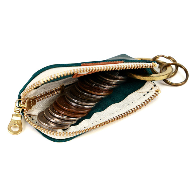 小銭入れ キーケース キーホルダー コンパクト 小さい ミニ 鍵 革 レザー カラビナ ぶら下げ