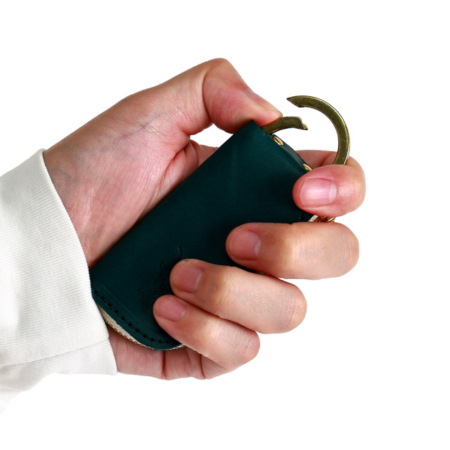 小銭入れ キーケース キーホルダー コンパクト 小さい ミニ 鍵 革 レザー カラビナ ぶら下げ