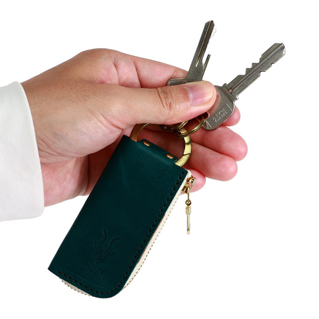 小銭入れ キーケース キーホルダー コンパクト 小さい ミニ 鍵 革 レザー カラビナ ぶら下げ