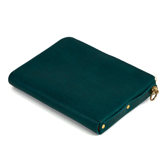 財布 スマートキーが入る イヤホン 2個 まとめる 一体 ミニマリスト コンパクト 革 レザー