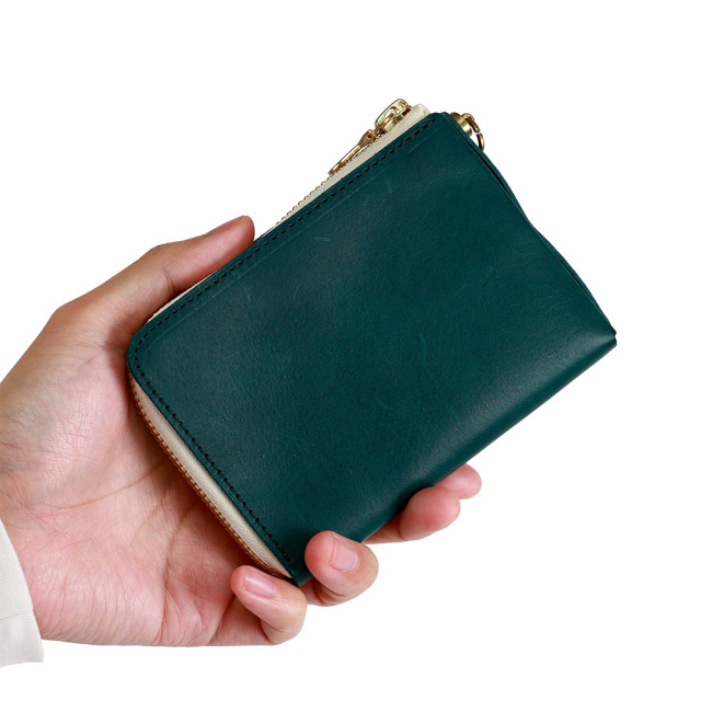 財布 スマートキーが入る イヤホン 2個 まとめる 一体 ミニマリスト コンパクト 革 レザー