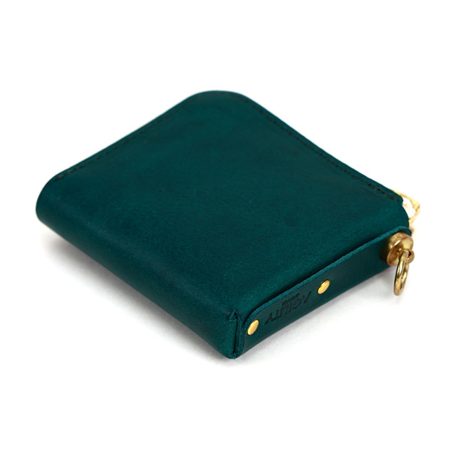 L字ファスナー ミニポーチ イヤホンポーチ キーポーチ キーケース 小物 革 レザー おしゃれ