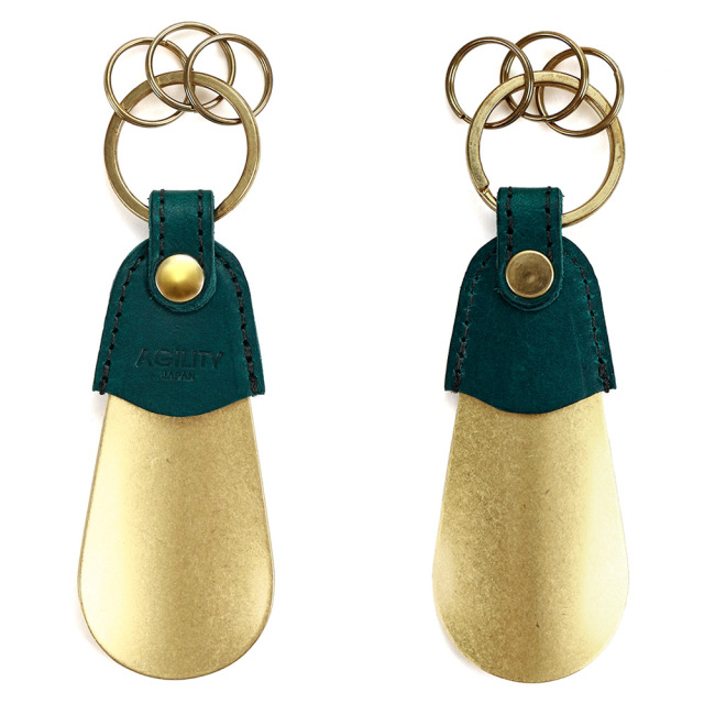 シューホーン シューホーンキーホルダー キーリング キーホルダー 革 本革 レザー 鍵