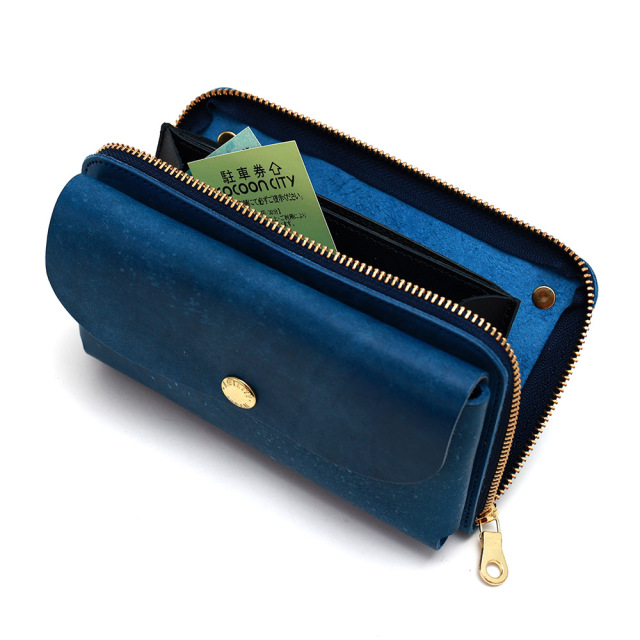 お財布ポシェット スマホポシェット お財布バッグ スマホポーチ スマホショルダー お財布ショルダー 本革 牛革 日本製