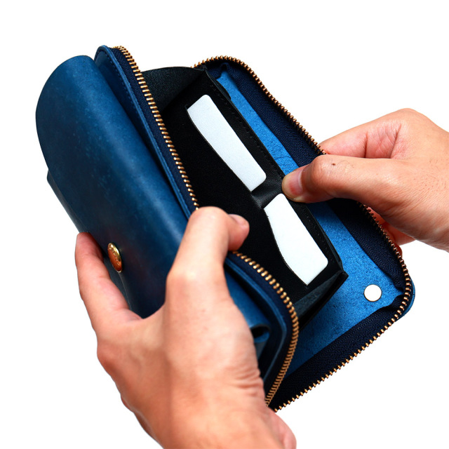 お財布ポシェット スマホポシェット お財布バッグ スマホポーチ スマホショルダー お財布ショルダー 本革 牛革 日本製