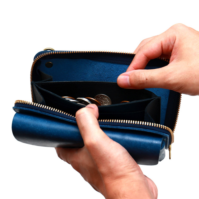 お財布ポシェット スマホポシェット お財布バッグ スマホポーチ スマホショルダー お財布ショルダー 本革 牛革 日本製