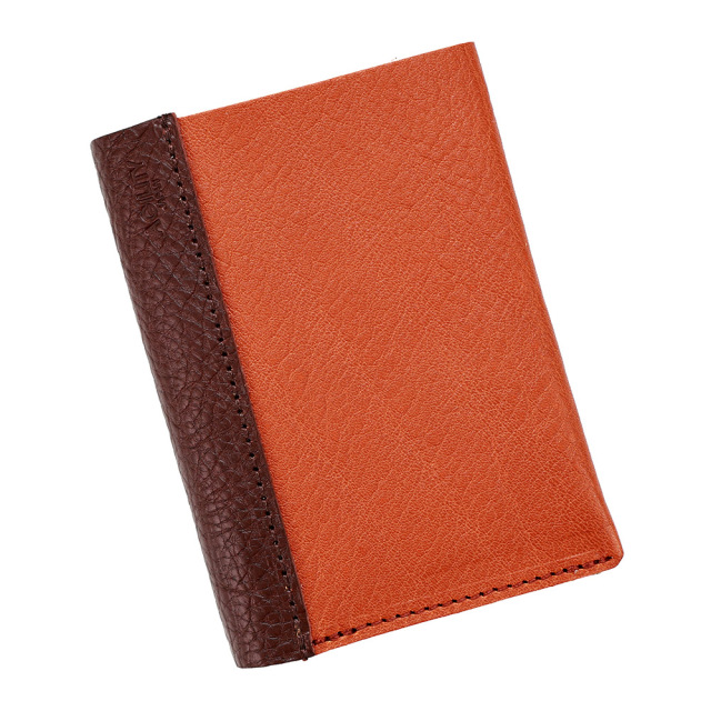 ビブレット二つ折財布』(全5色)アリゾナ/本をイメージしたバイカラーの