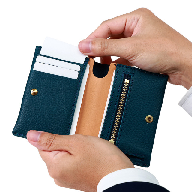 二つ折り財布 ミニ財布 おしゃれ 財布 ミニ 小さめ 本革 レザー レディース メンズ 日本製