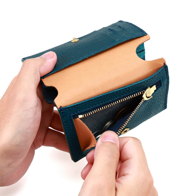 二つ折り財布 ミニ財布 おしゃれ 財布 ミニ 小さめ 本革 レザー レディース メンズ 日本製