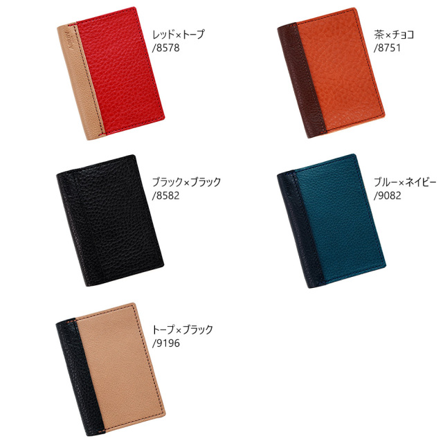 vivadaraプロフ必読　ブラウンS ビブレット名刺入れ』(全5色)アリゾナ/本をイメージしたバイ