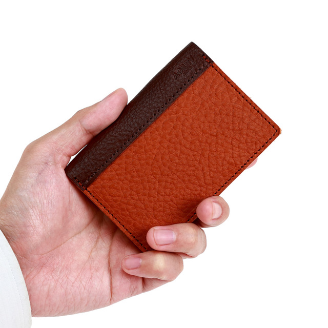 アリゲーター名刺入れ・スモーキーB スモーキーアリゲーター名刺入れ・B | FREAK LEATHER ARTISAN