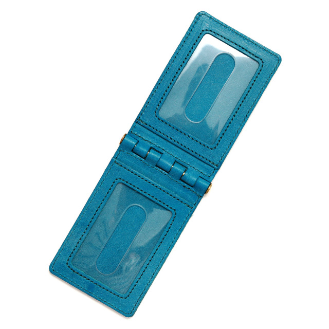 コンビネ II』(全4色)ロロマ/透明窓が2面付いた おしゃれな二つ折り