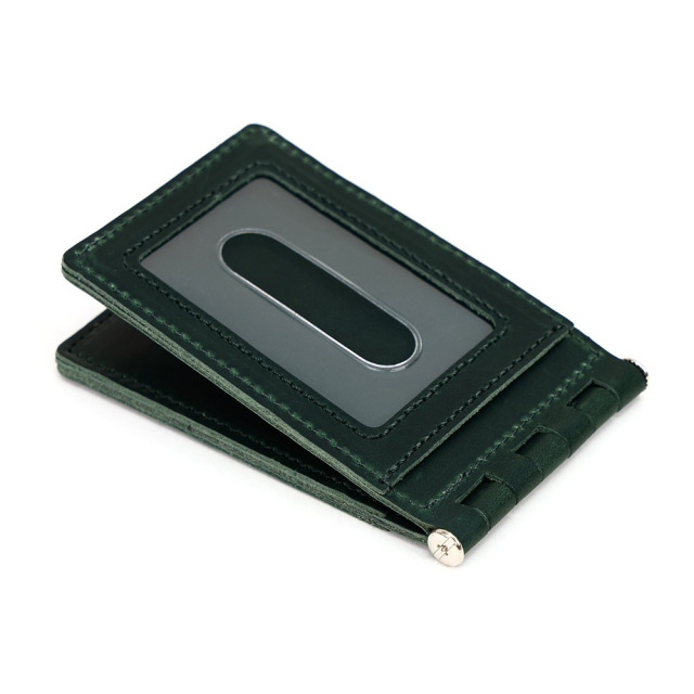 コンビネII』(全4色)TATSUNOオイルワックス/透明窓が2面付いた