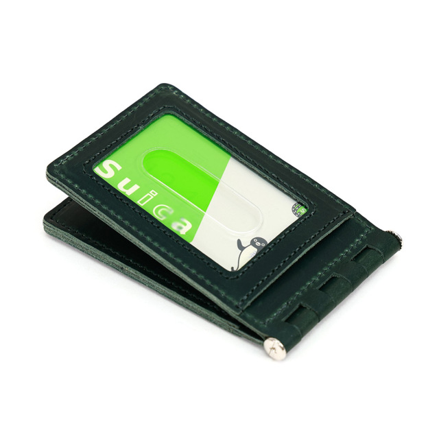 コンビネII』(全4色)TATSUNOオイルワックス/透明窓が2面付いた