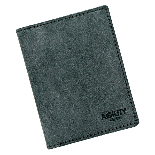 コンテ』(全5色)ロロマ/透明窓つき 見開きタイプのシンプルな二つ折り