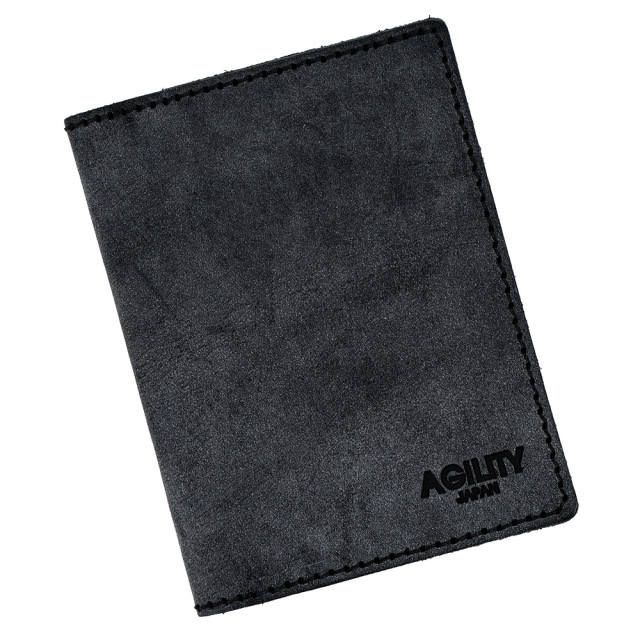 パスケース 定期入れ 透明窓 二つ折り シンプル 本革 レザー 見開き