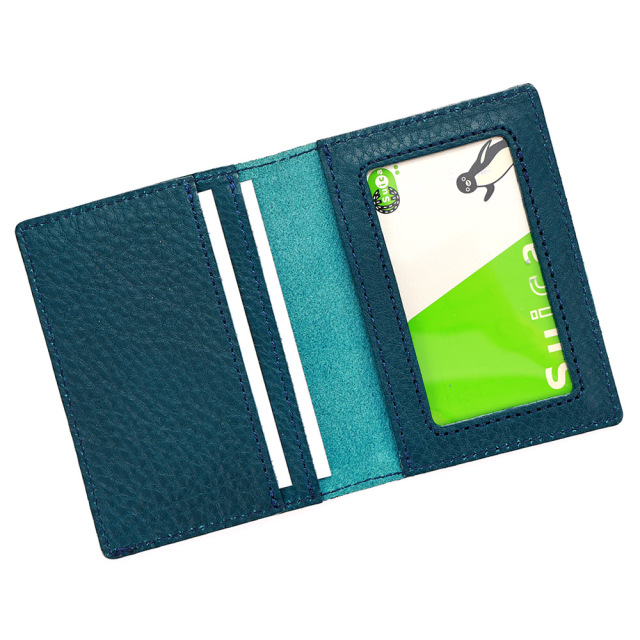 コンテ』(全6色)アリゾナ/透明窓つき 見開きタイプのシンプルな二