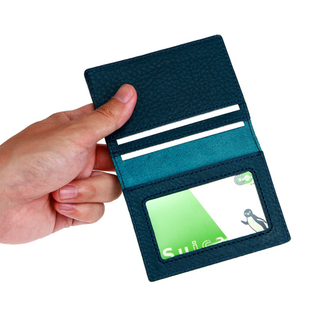 コンテ』(全6色)アリゾナ/透明窓つき 見開きタイプのシンプルな二