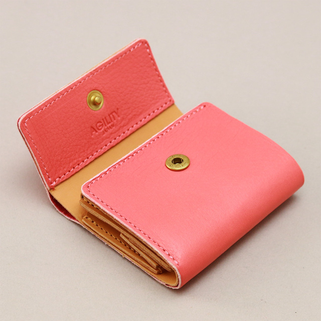 三つ折り財布 ミニ財布 ウォレット ちいさめ ミニ コンパクト 柔らかい