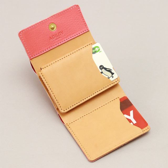 三つ折り財布 ミニ財布 ウォレット ちいさめ ミニ コンパクト 柔らかい