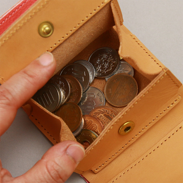 三つ折り財布 ミニ財布 ウォレット ちいさめ ミニ コンパクト 柔らかい