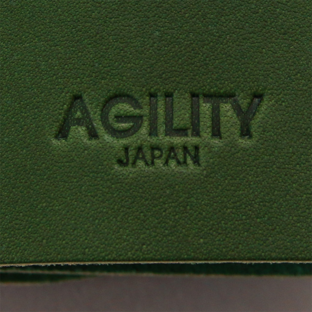 KITH 緑色金属製ケース 革 キーケース(ファスナー）マチ付 - 神戸元町の革財布・革小物