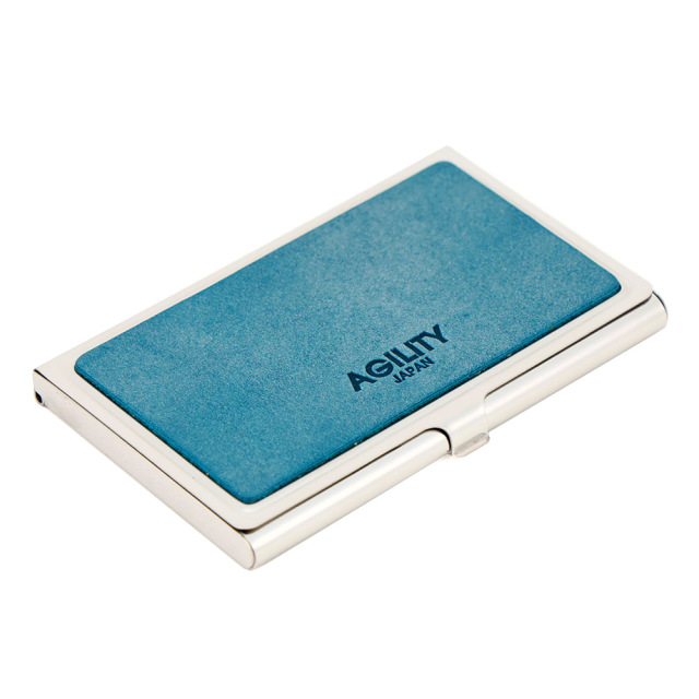 ピアット』(全5色)ロロマ/シンプルな金属製の名刺入れ カードケース