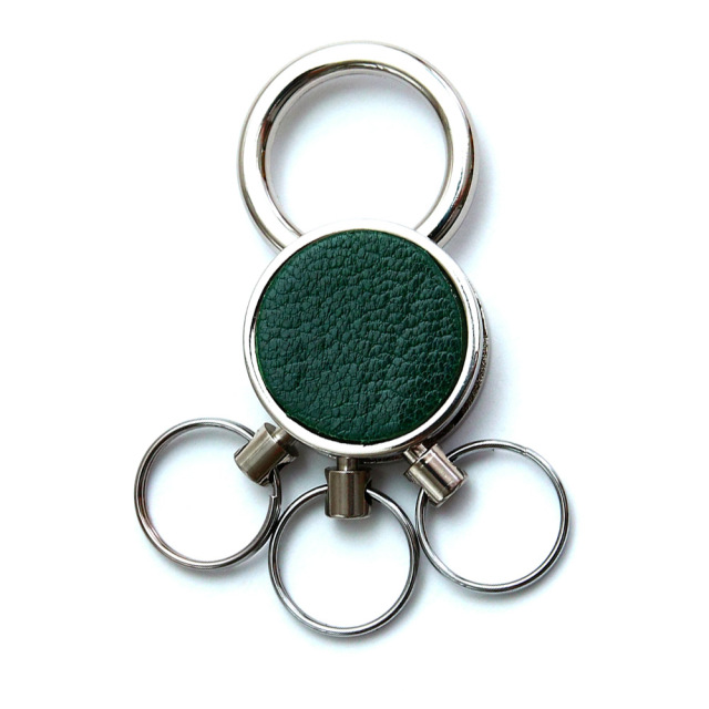 トリプルキーホルダー』(全10色)ステラゴート/全面のレザーがワン