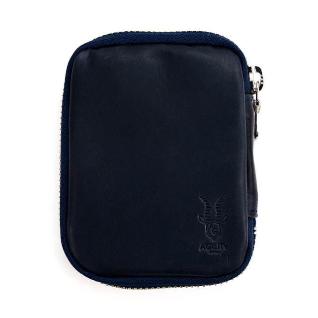 スマートキーケース 2個収納 リモコンキー キーポーチ カードキー 本革 レザー コンパクト