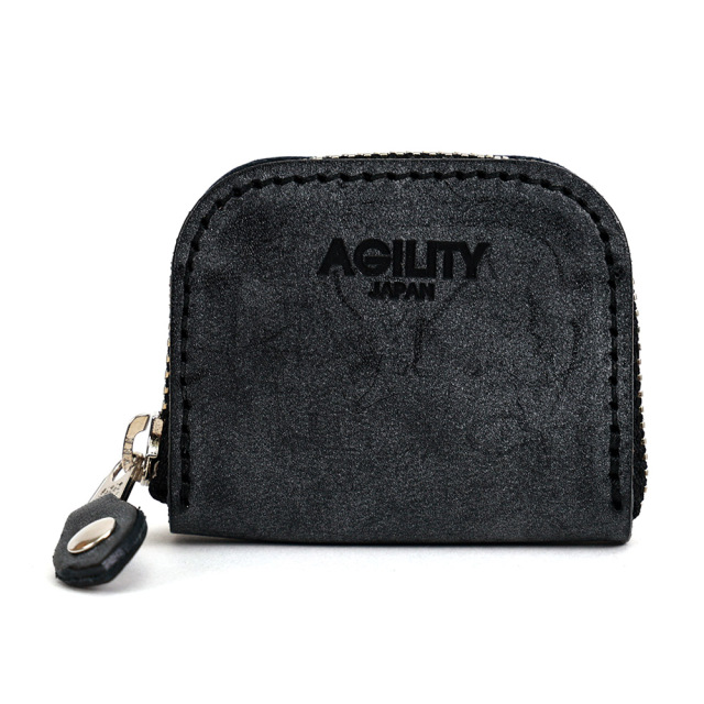 小銭入れ コインケース 20枚 ラウンドファスナー 極小 ミニマム 本革 レザー