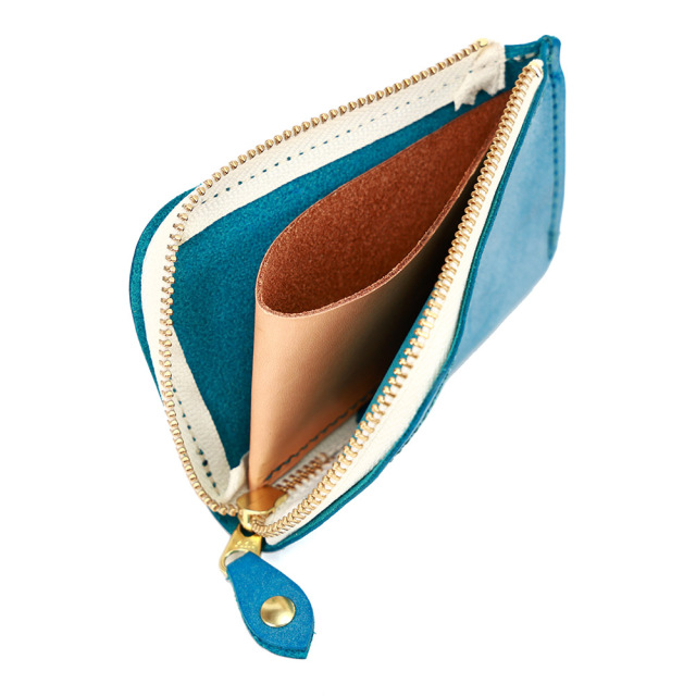 フラットミニ』(全5色)東京レザー/ほぼカードサイズ 無駄な機能を省