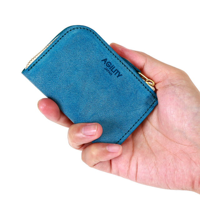 フラットミニ』(全5色)東京レザー/ほぼカードサイズ 無駄な機能を省