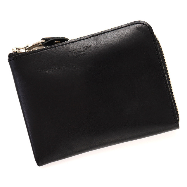 アリニエショート』(全5色)栃木レザー（ジーンズ）/カードを縦に整列