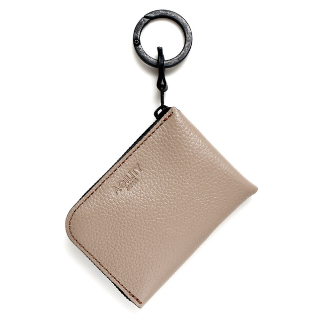 L字ファスナー ミニ財布 コンパクト財布 極小財布 小さい ミニ 革 本革 レザー 撥水