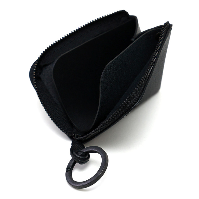 L字ファスナー ミニ財布 コンパクト財布 極小財布 小さい ミニ 革 本革 レザー 撥水