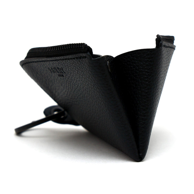 L字ファスナー ミニ財布 コンパクト財布 極小財布 小さい ミニ 革 本革 レザー 撥水