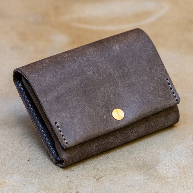 ミニ財布 三つ折り財布 コンパクト財布 小さい財布 薄い メンズ レディース 本革 レザー 