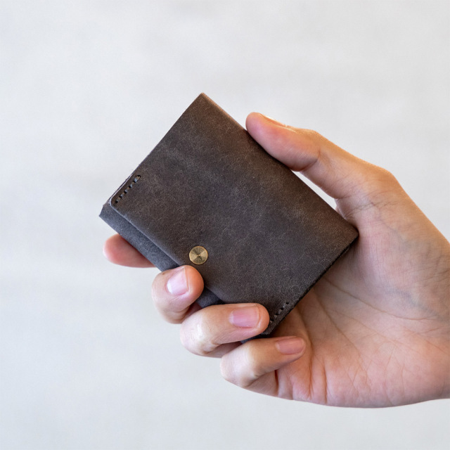 ミニ財布 三つ折り財布 コンパクト財布 小さい財布 薄い メンズ レディース 本革 レザー 