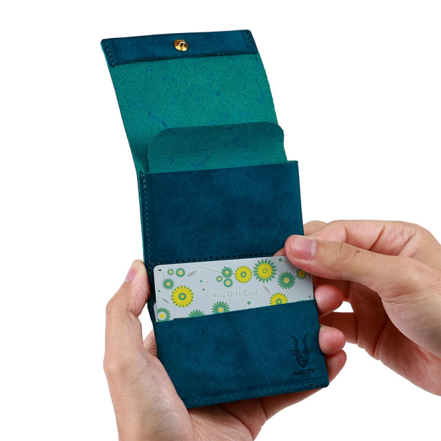 ミニ財布 三つ折り財布 コンパクト財布 小さい財布 薄い メンズ レディース 本革 レザー 