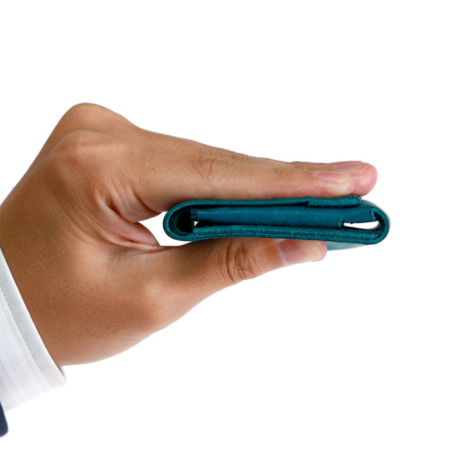 ミニ財布 三つ折り財布 コンパクト財布 小さい財布 薄い メンズ レディース 本革 レザー 