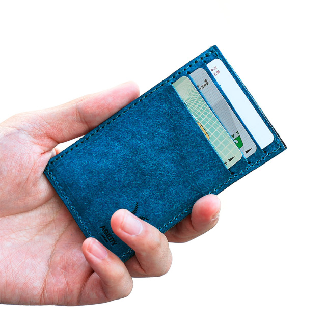 コンパクト財布 フラグメントケース 薄い財布 小さい財布 スリム 薄い メンズ レディース 本革