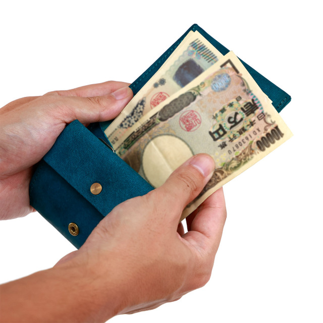二つ折り財布 小さい 極小 使いやすい 本革 折りたたみ 財布 コンパクト 小さめ メンズ レディース